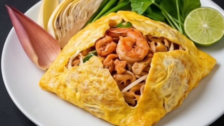 โปรวันจันทร์ ผัดไทยห่อไข่ ลด 15 บาท ทั้งวัน!