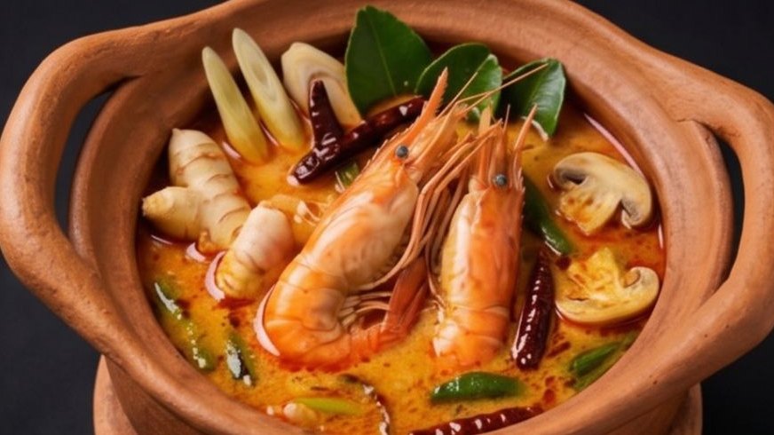 ต้มยำกุ้งน้ำข้น เคี่ยวมันกุ้งเอง ไม่ใส่ผงปรุงรส