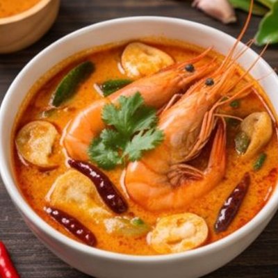 ต้มยำกุ้งน้ำข้น เคี่ยวมันกุ้งเอง ไม่ใส่ผงปรุงรส
